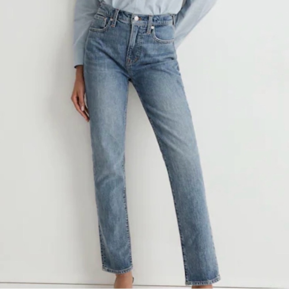 Madewell Light Blue Straight Leg Jeans